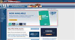 Desktop Screenshot of ojjdp.gov